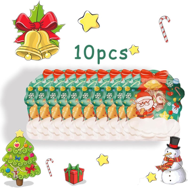 ESUOHYM Christmas Santa Shaped Ziplock Bags - Image 2